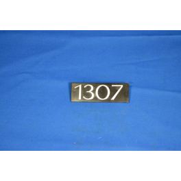 MONOGRAMME "1307" PLASTIQUE