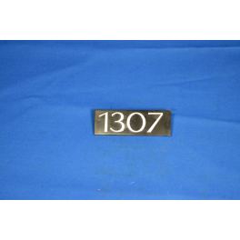 MONOGRAMME "1307" PLASTIQUE