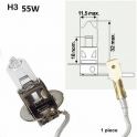 AMPOULE H3 55W 12V