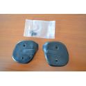 PAIRE DE CAOUTCHOUC AV DE PORTE MUSTANG 69/70