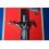 EMBLEME CHEVAL AILE DTE FORD MUSTANG 351 67/68