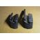 PAIRE DE CACHES DE GLISSIERES DE SIEGE DROIT PORSCHE BOXSTER / 911