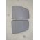 PAIRE D'HABILLAGES DE CONSOLE CENTRALE BASSE GRIS PORSCHE BOXSTER / 911